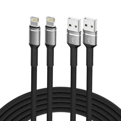 Mfi Certified Nylon Braided Fast Charging Cable for Iphone 14 plus 13 Pro Max 12 11 XR XS 2.4A USB Lightning Super Charge Line